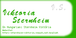 viktoria sternheim business card